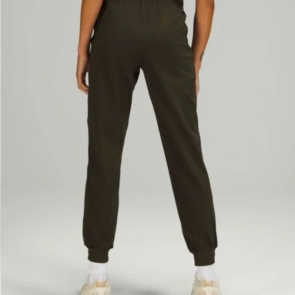 Lululemon Stretch High-Rise Joggers Dark Olive Green - Picture 2 of 7